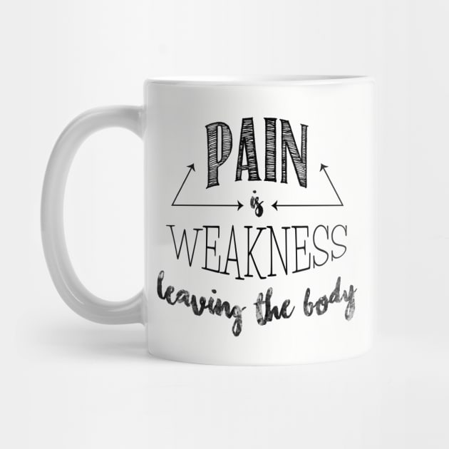 Pain is Weakness by PeaceLoveandWeightLoss